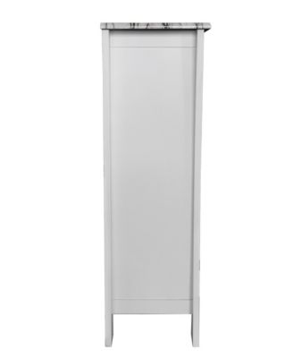 Hiland Bar Cabinet Wine Storage With Glass Holders & Drawer