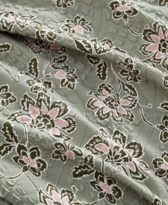 Botanical Embossed 3-Pc. Duvet Cover Set, Full/Queen