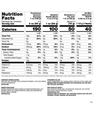 Valentine's Day Charcuterie Board Gift Set, 9 Piece