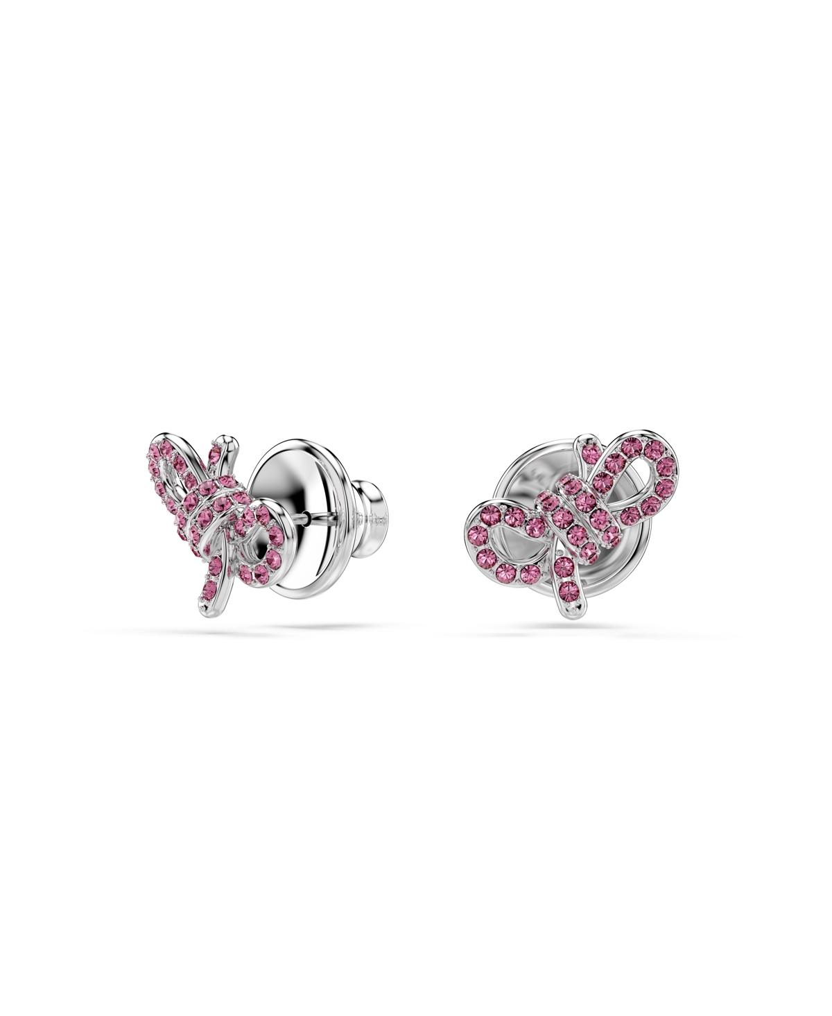 Swarovski Lifelong Bow Ohrstecker In Pink