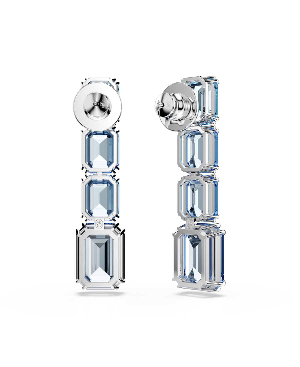 Swarovski Millenia Drop-ohrhänger In Blue