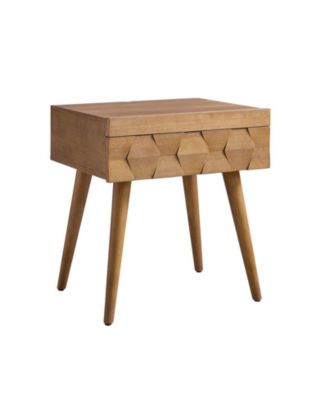 Jacob Mid-Century Modern End Table with Flared Legs