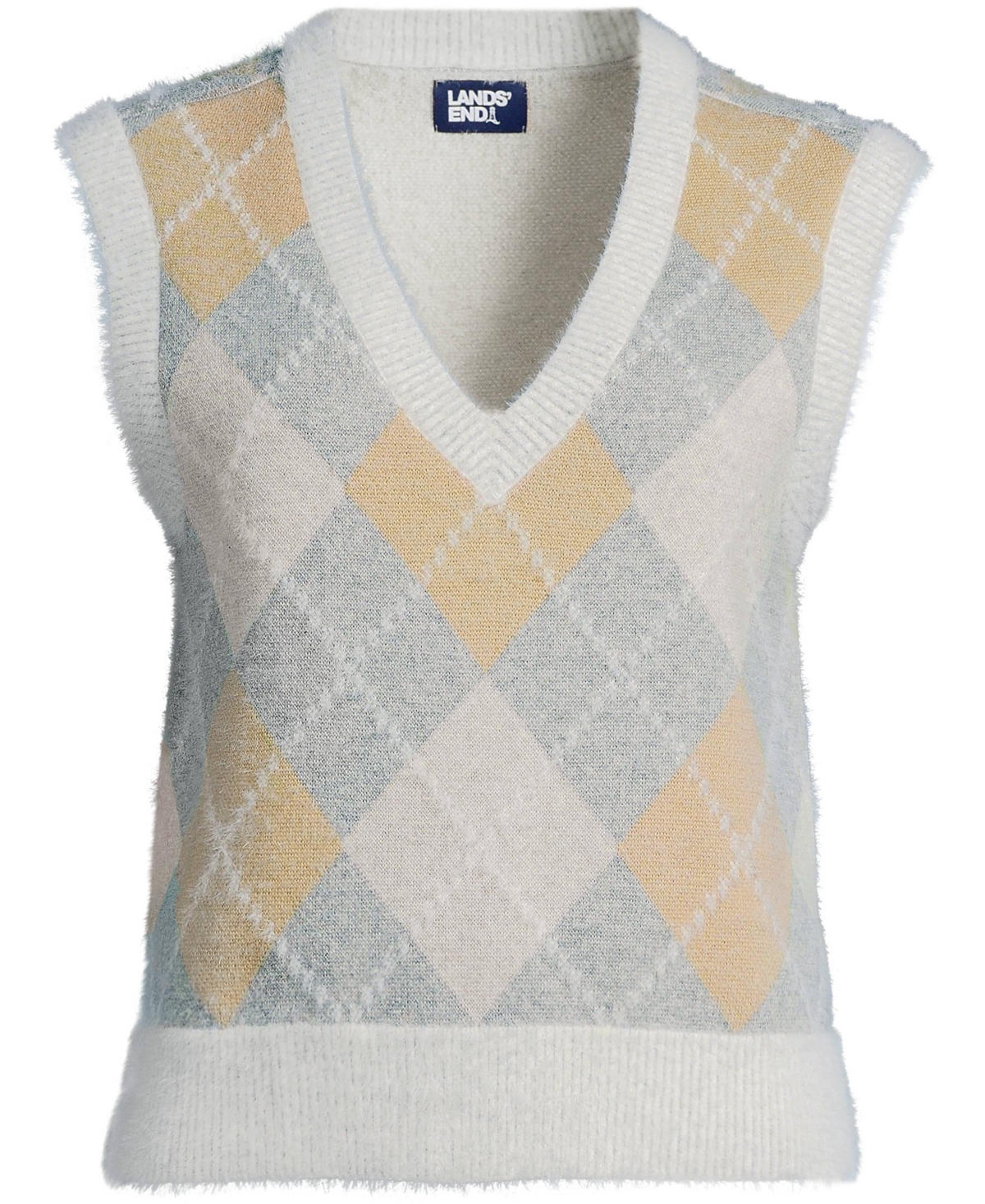 Lands' End Women's Eyelash Jacquard Vest