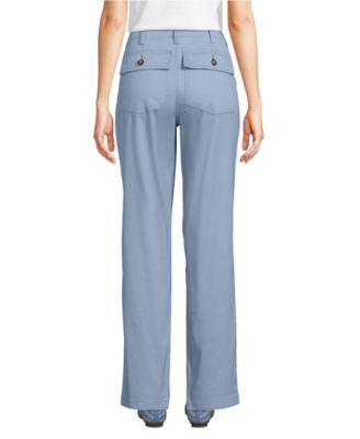 Women's High Rise Chino Utility Straight Leg Pants