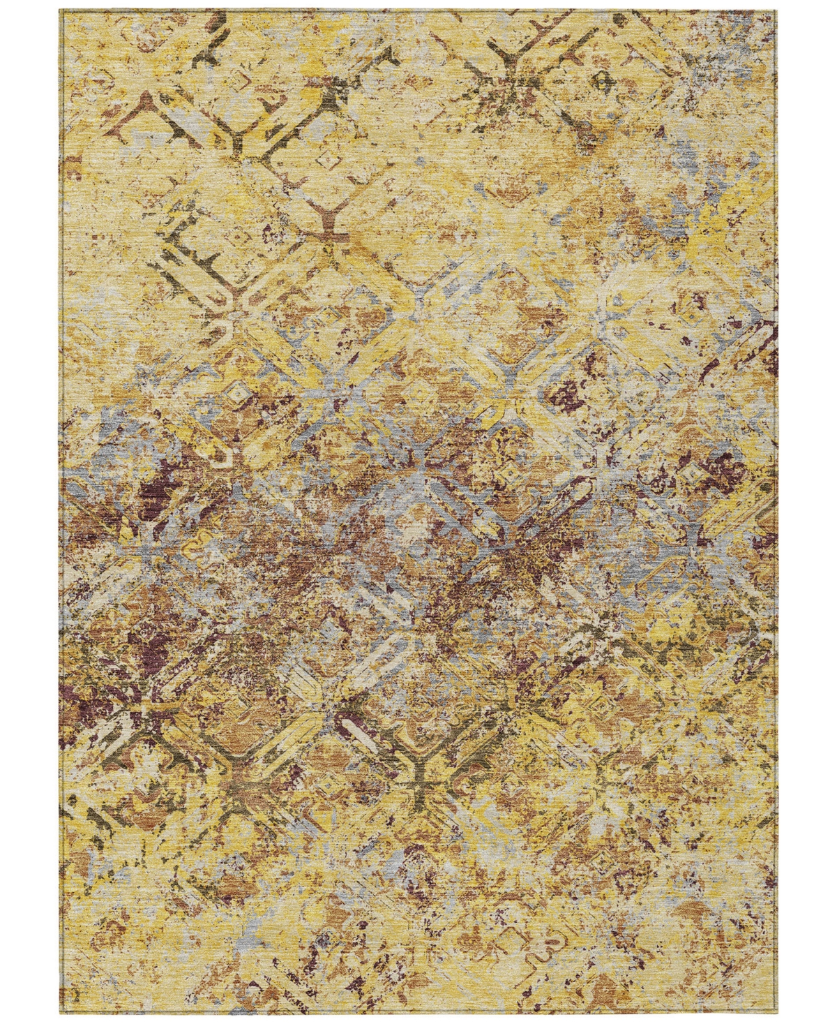 Addison Chantille Acn768 3'x5' Area Rug In Wheat