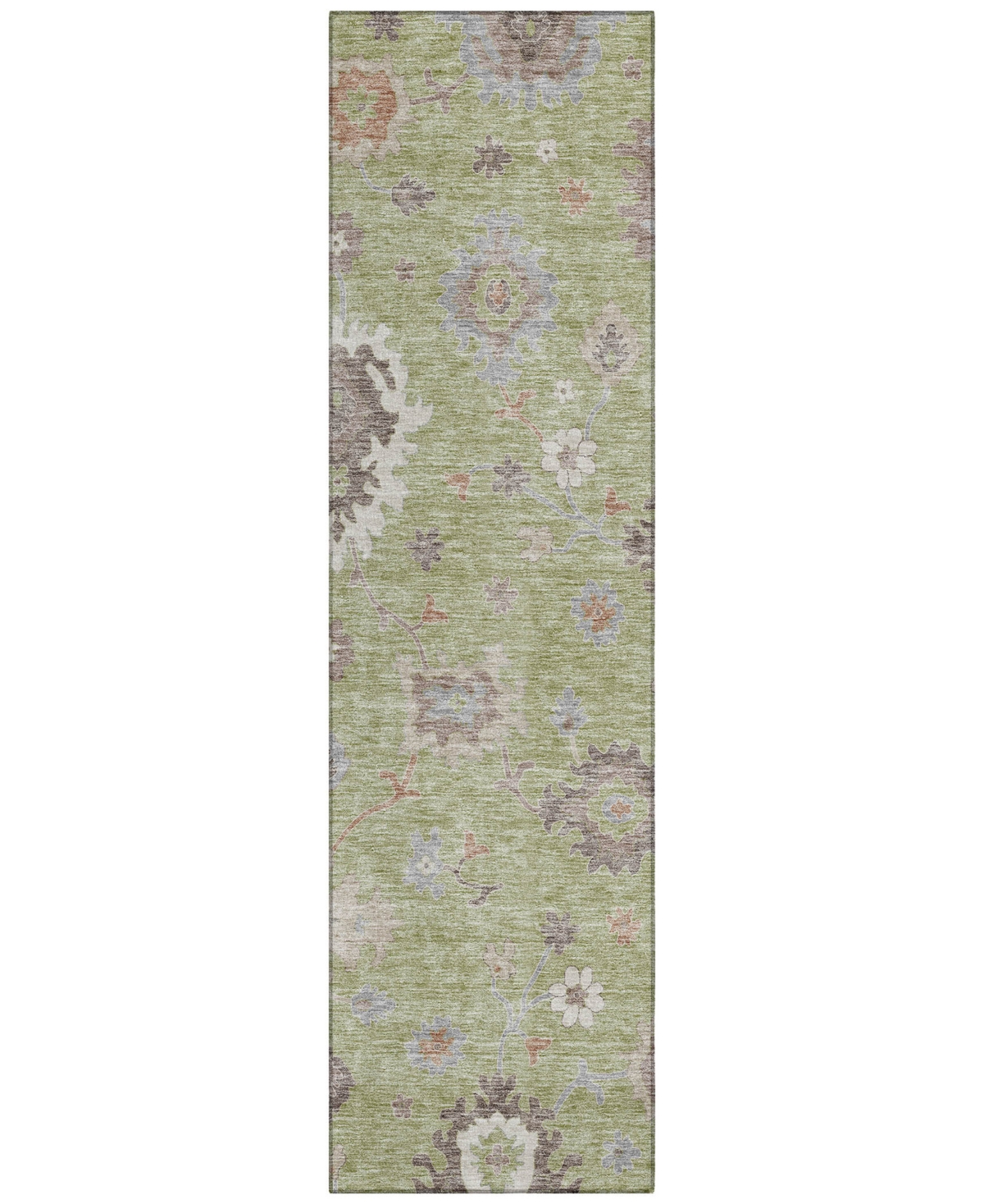 Addison Chantille Acn753 2'3"x7'6" Runner Area Rug In Sage