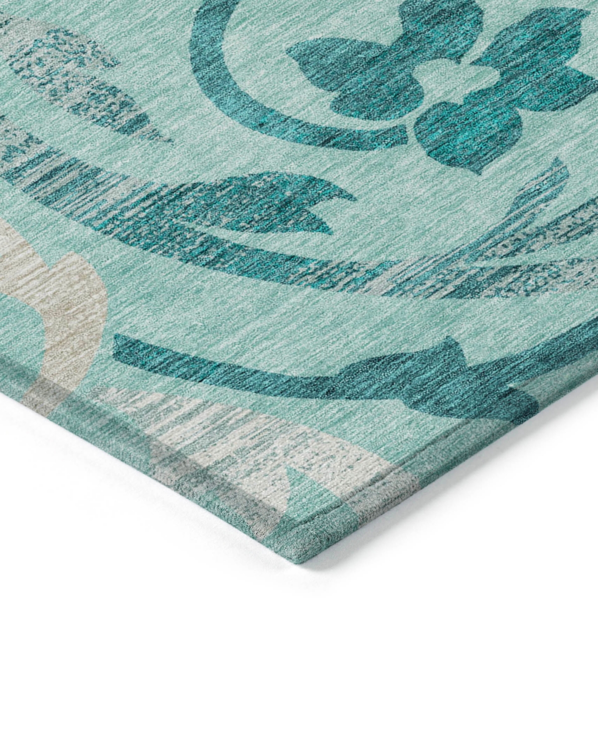 Addison Chantille Acn764 9'x12' Area Rug In Teal