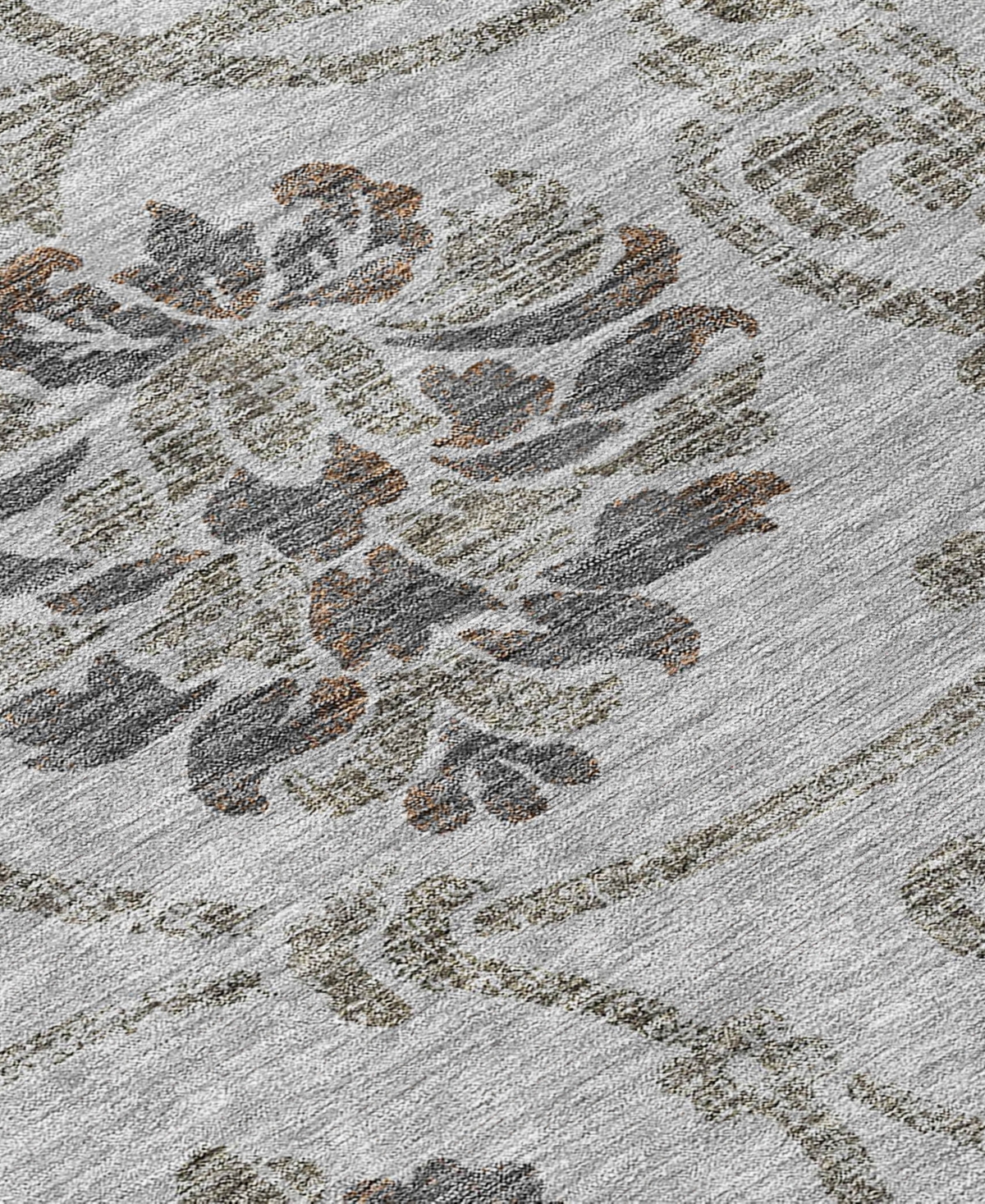 Addison Chantille Acn762 8'x10' Area Rug In Gray