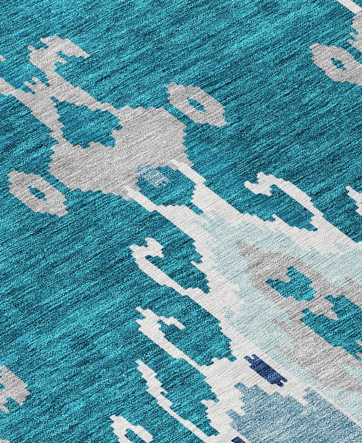 Addison Chantille Machine Washable Acn748 8'x10' Area Rug In Teal