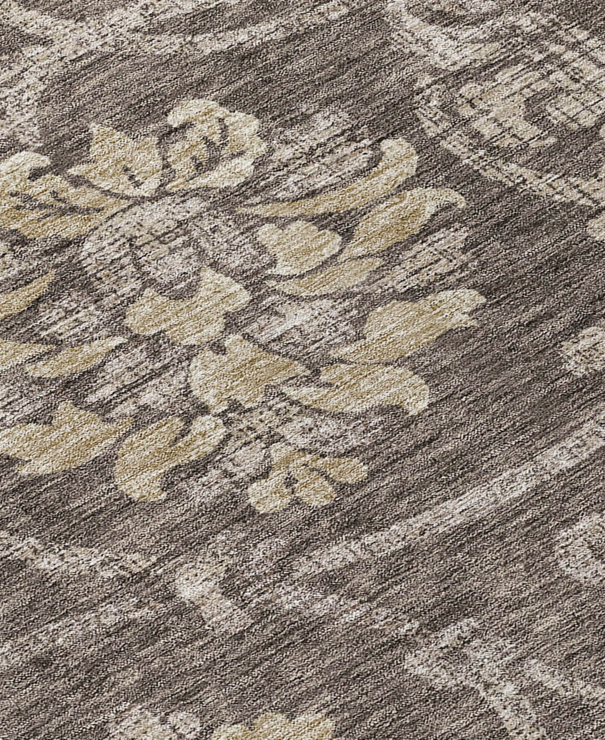 Addison Chantille Acn762 5'x7'6" Area Rug In Brown