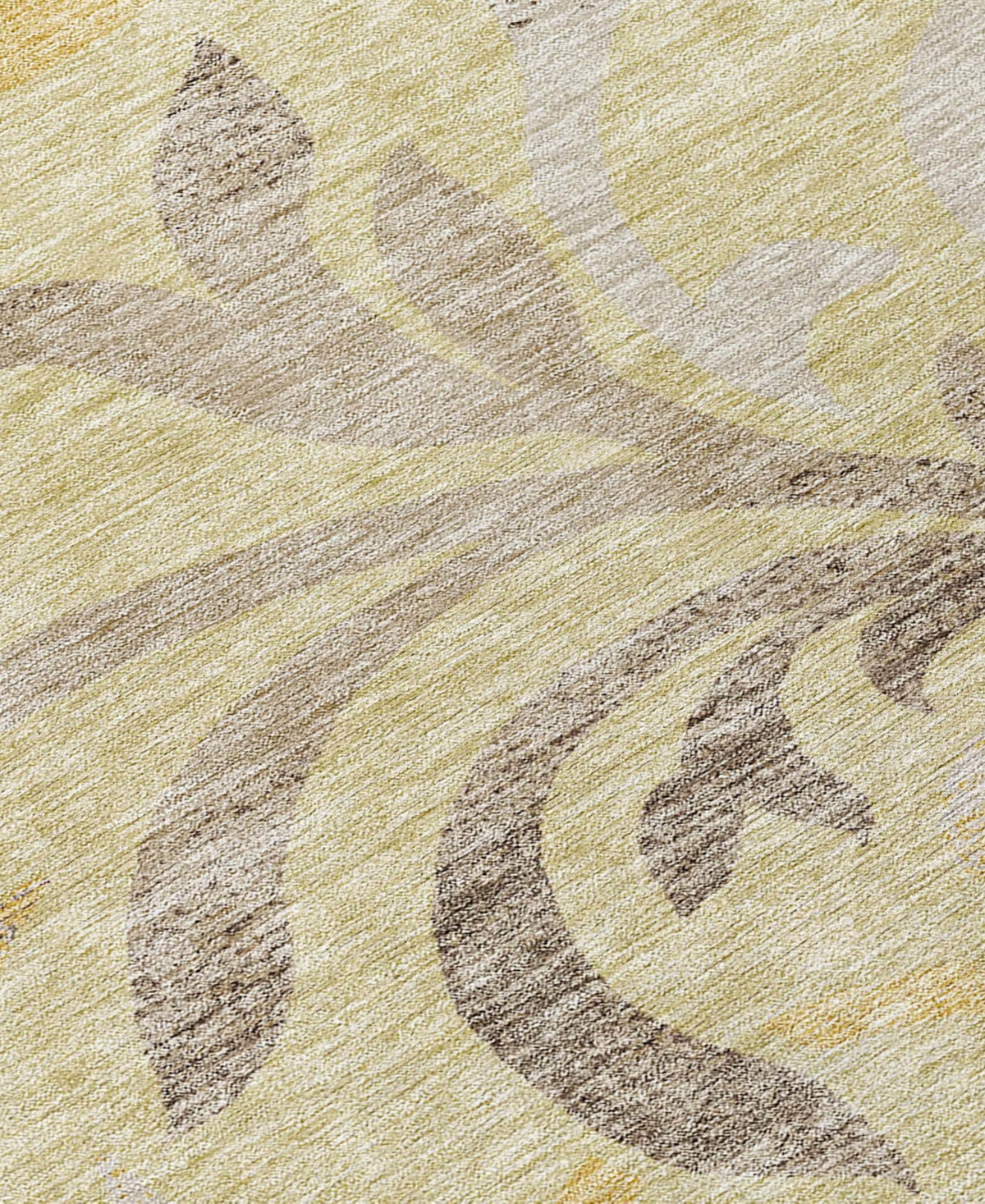 Addison Chantille Acn764 3'x5' Area Rug In Gold