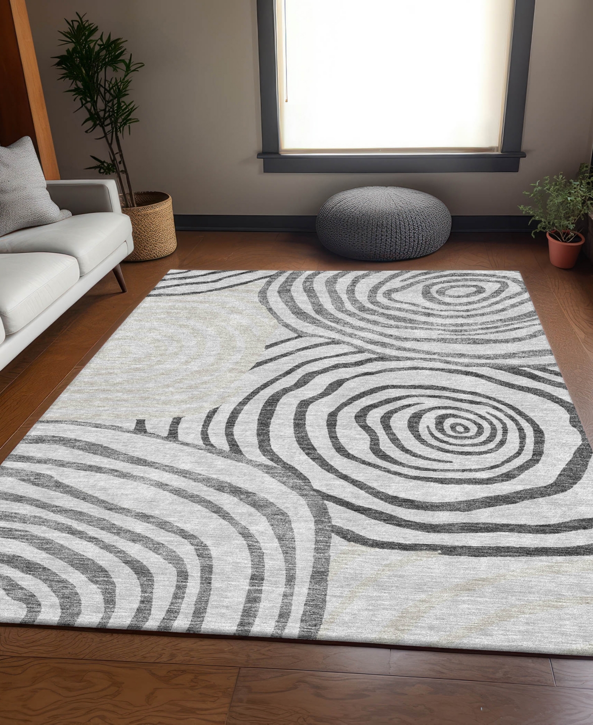 Addison Chantille Acn765 8'x10' Area Rug In Gray