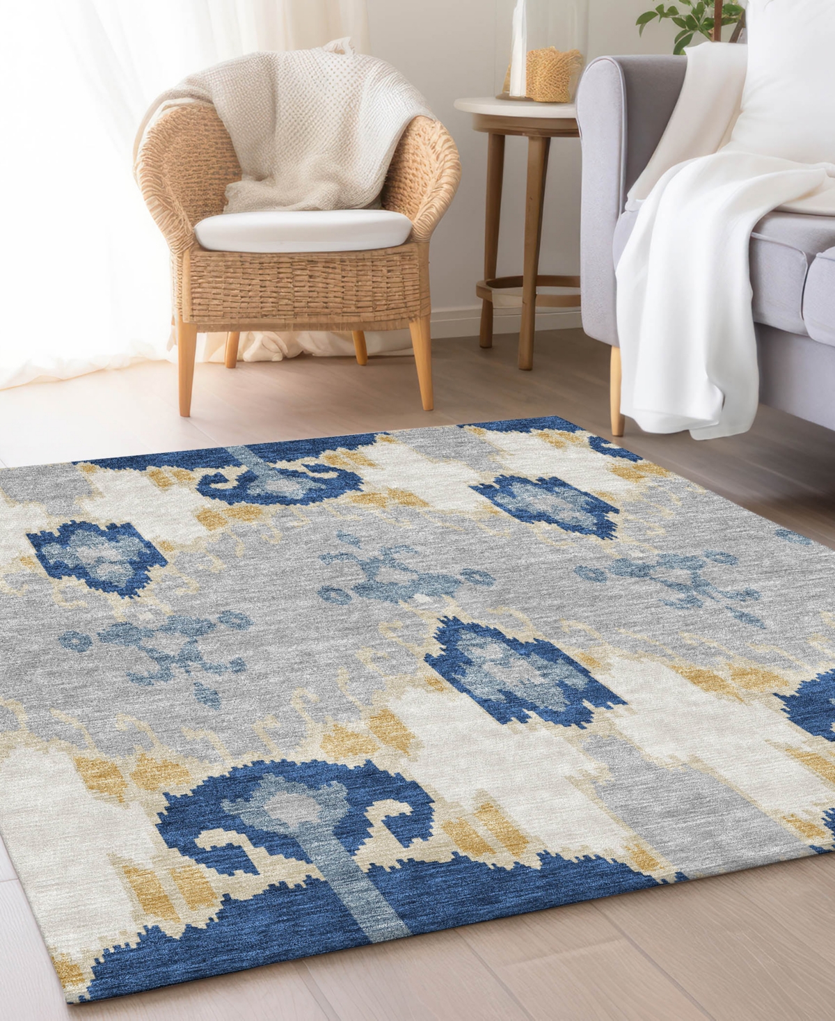 Addison Chantille Acn748 8'x10' Area Rug In Navy