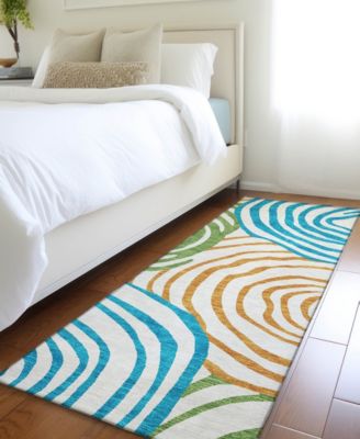 Chantille Machine Washable ACN765 2'3"x7'6" Runner Area Rug