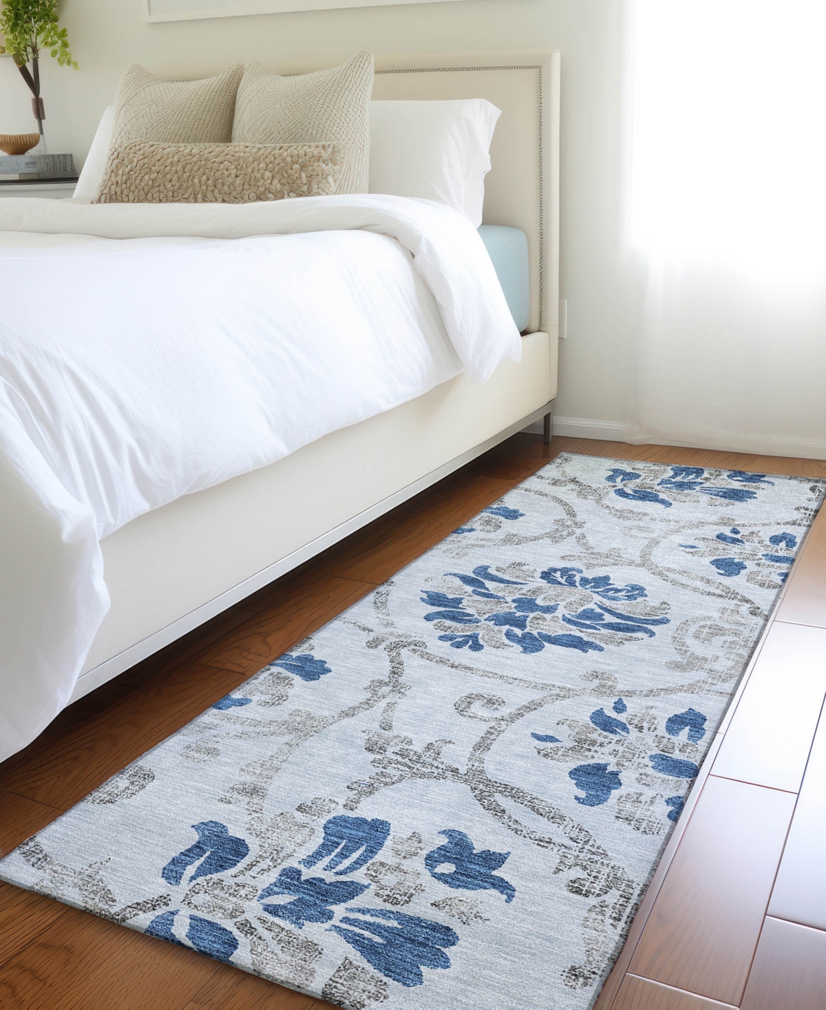 Addison Chantille Acn762 2'3"x7'6" Runner Area Rug In Mist