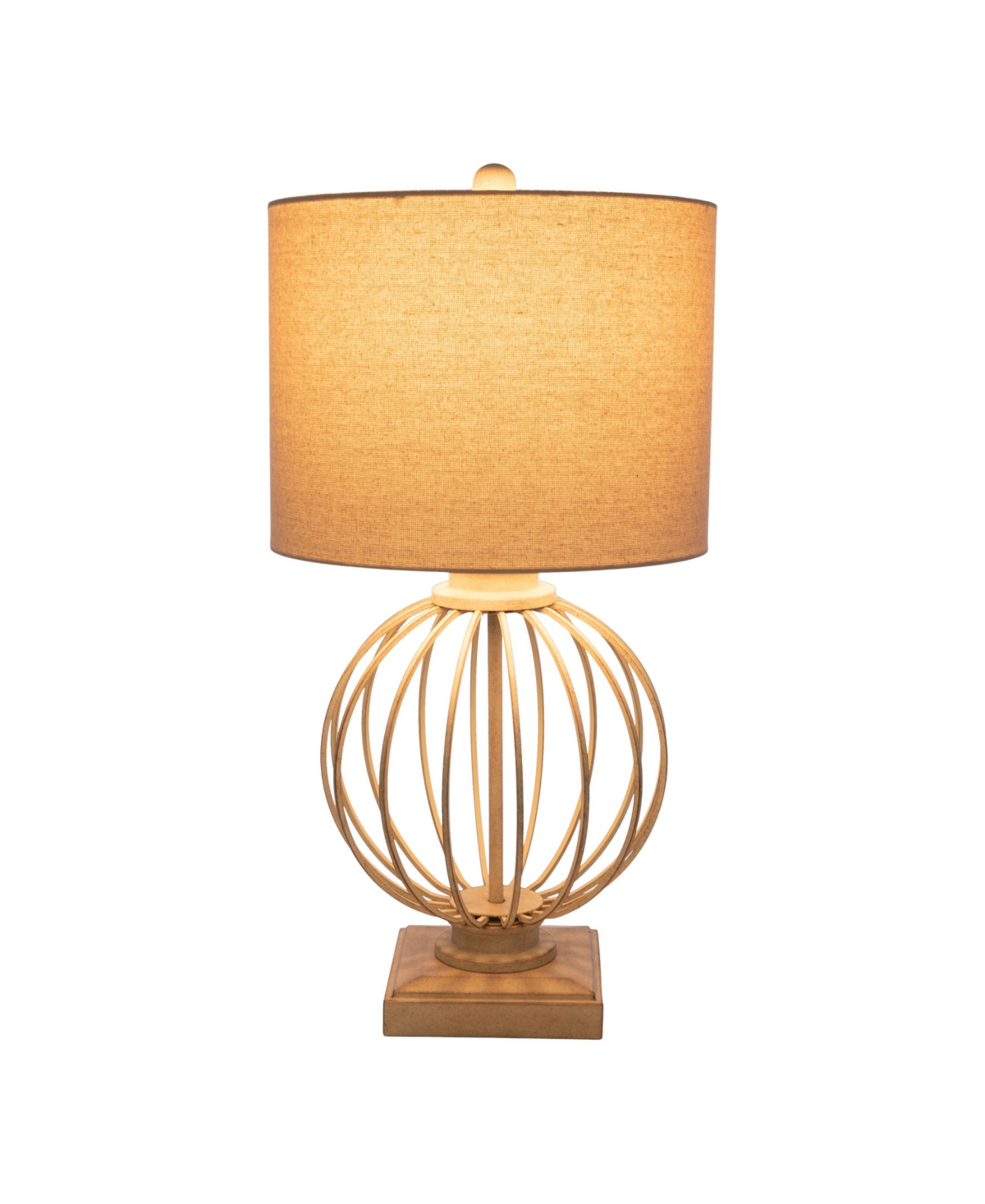 Shop Lavish Home 28" Usb Charging Led Table Lamp Set In Sand