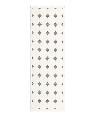 Prismatic Diamonds 2'7"x8' Runner Area Rug