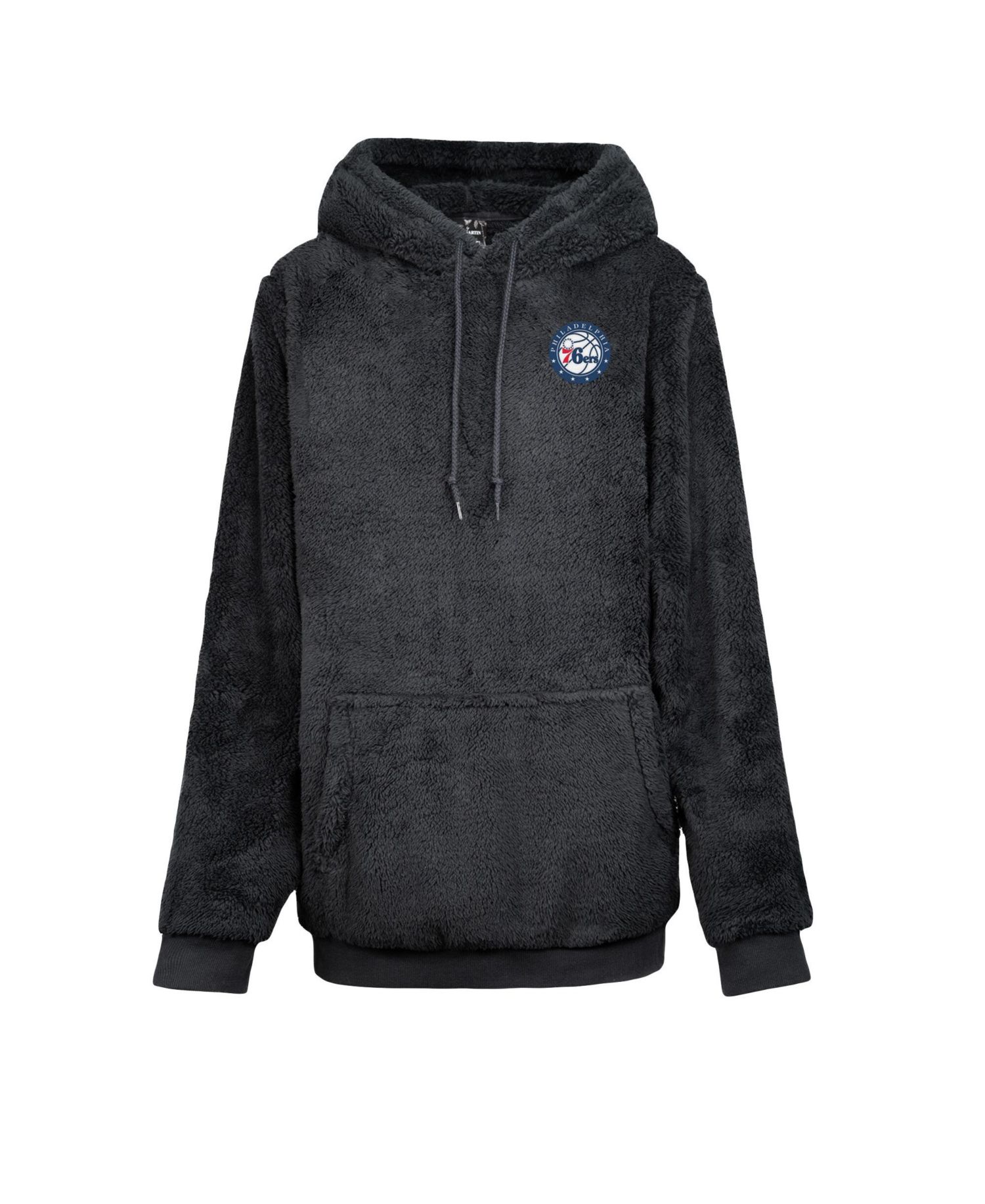 Men's and Women's The Best Hoodie in the World Black Philadelphia 76ers Oversized Lounge Pullover Hoodie