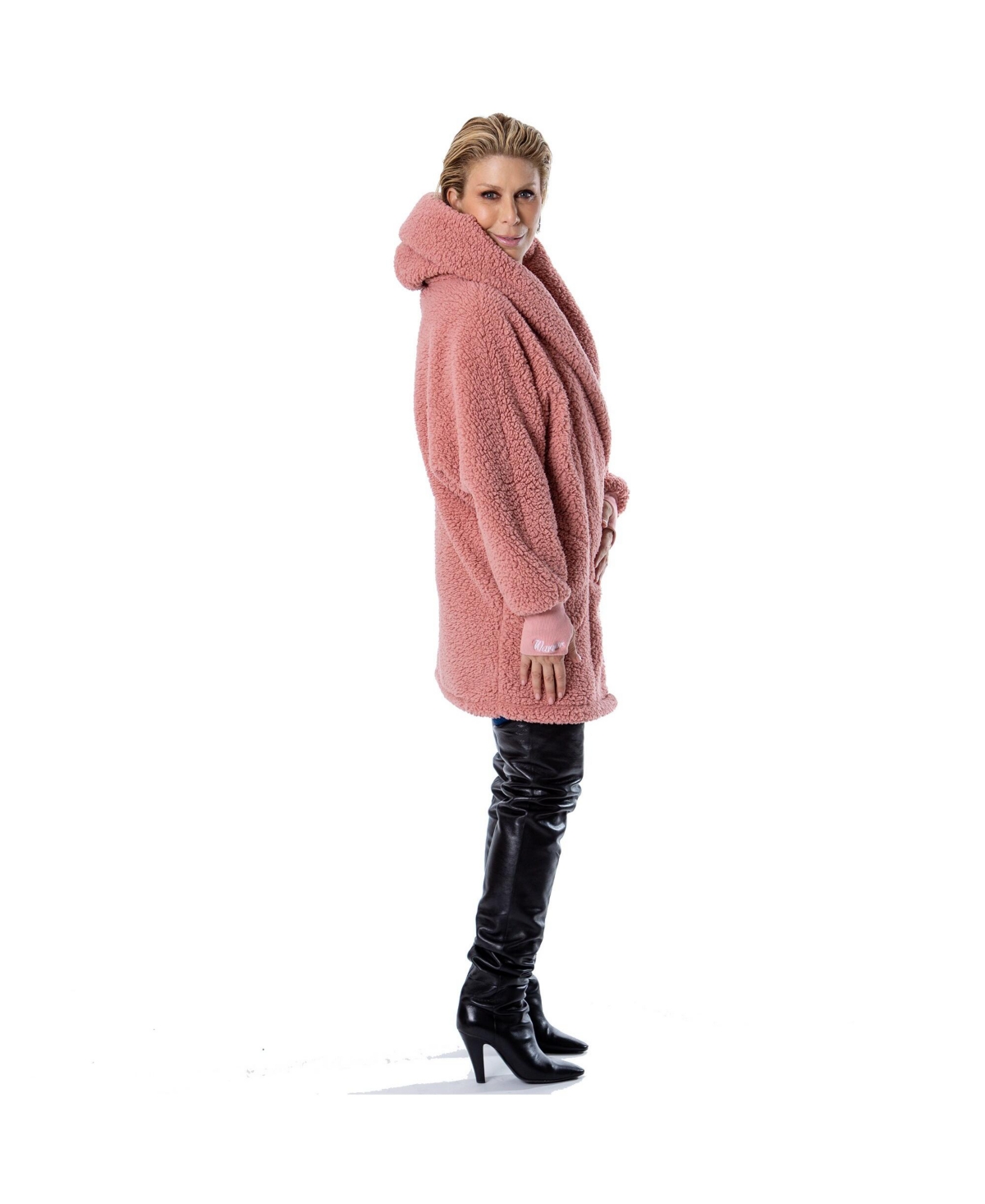 Jill Martin Men's And Women's The Best Lounger In The World Pink Wnba Breast Cancer Awareness Oversized Front Bu In Pink