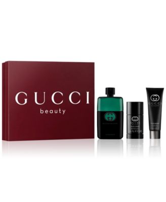 Gucci - Men's 3-Pc. Guilty Essence Pour Homme Eau de Toilette Gift Set