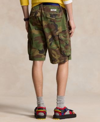 Men's 10.5" Relaxed Fit Camouflage Cotton Cargo Shorts