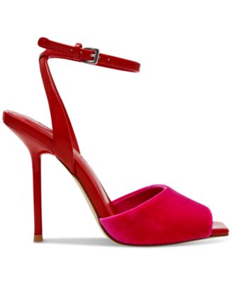 Women's Lilac Peep-Toe Two-Piece Sandals