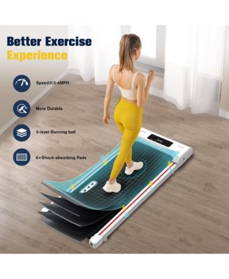 Walking Pad Under Desk Treadmill 265LBS 2.25HP Running Machine for Home Office