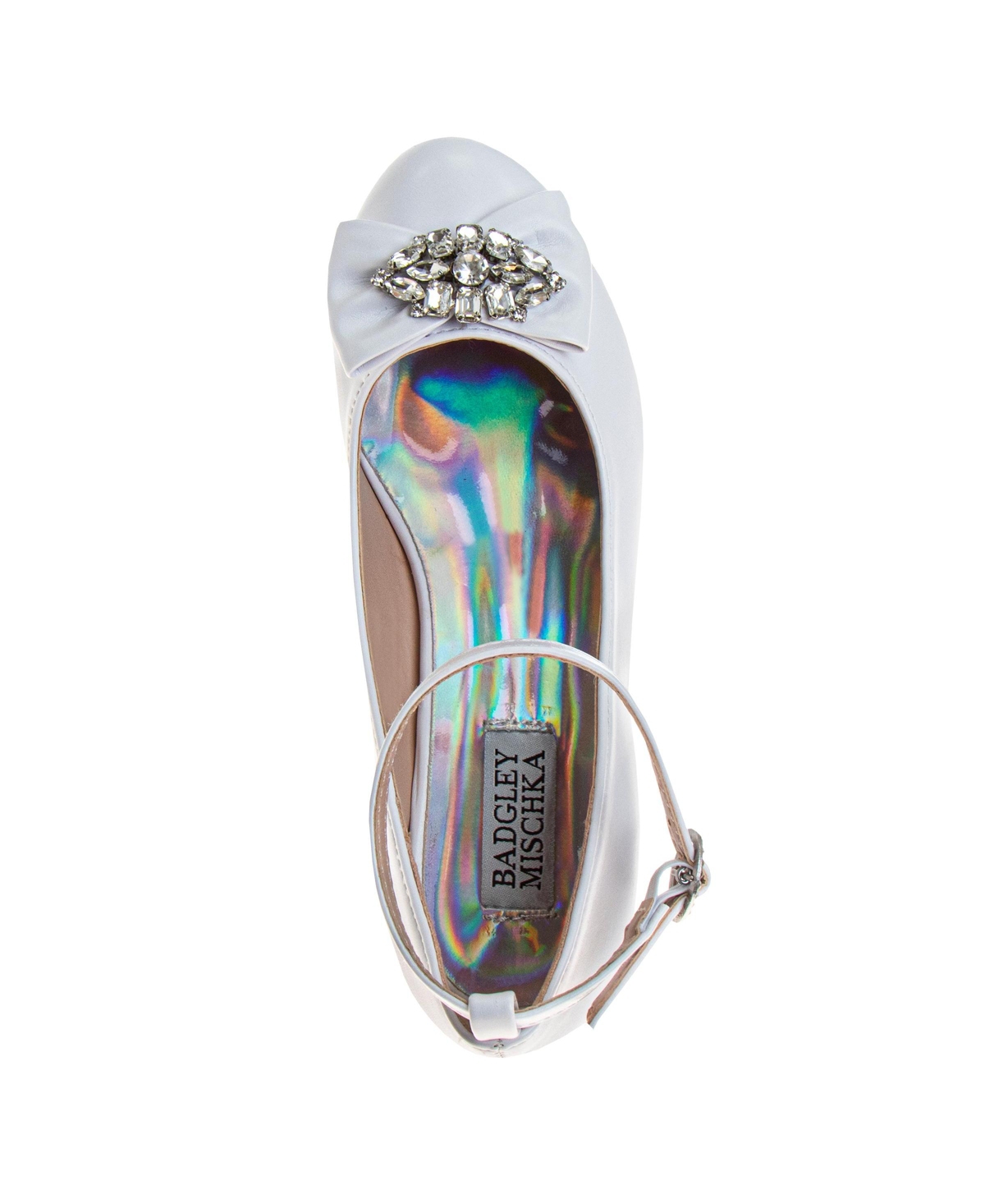 Badgley Mischka Little Girls Low Heeled Dress Pumps. (Little Kids/Big Kids)