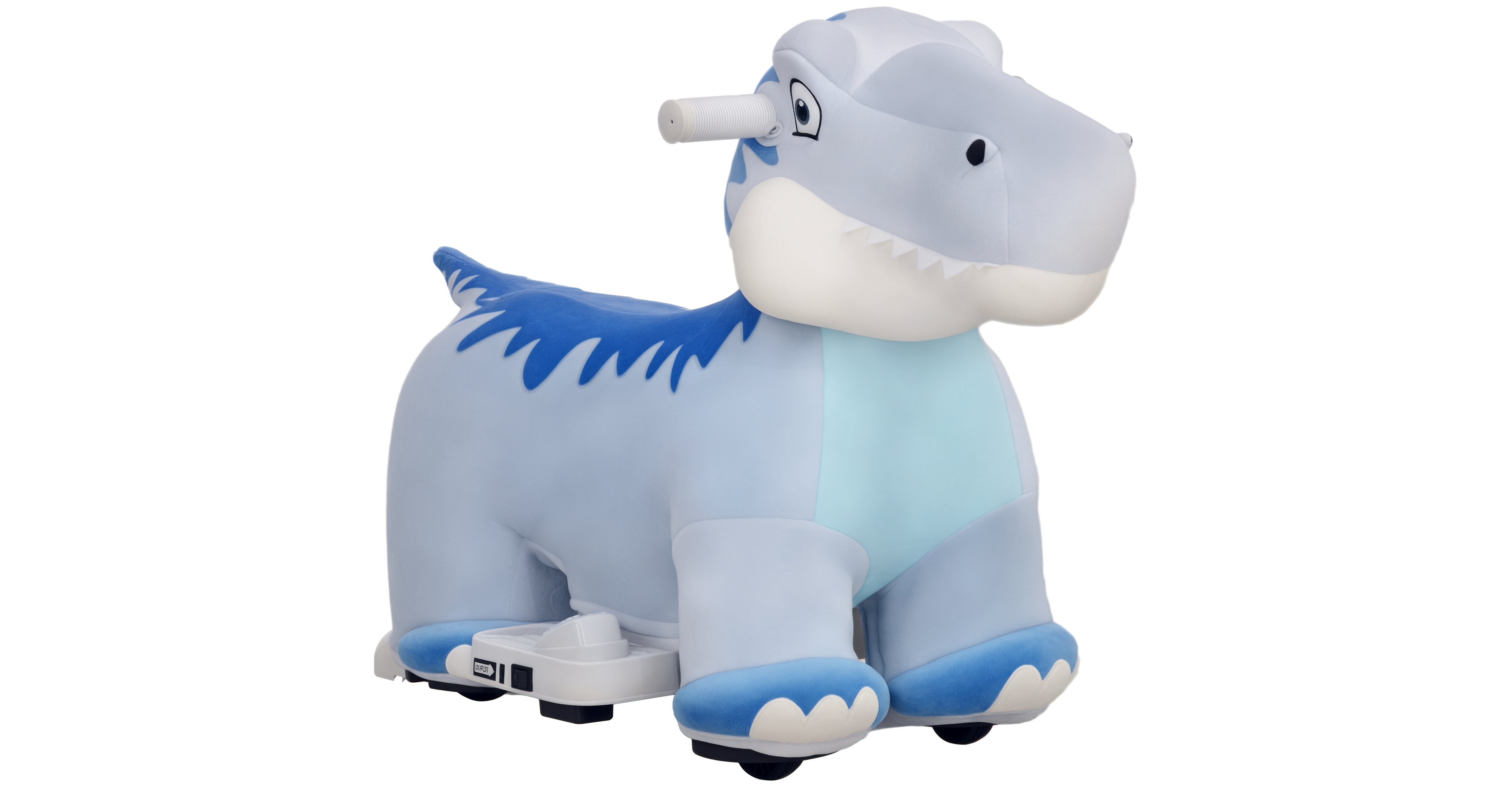 Qaba 6V Kids Electric Ride on Animal with Music Forward,