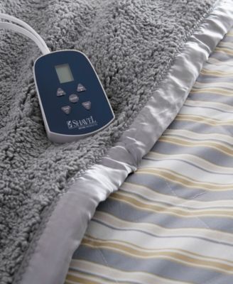 Reversible Micro Flannel&reg; to Sherpa Electric Blanket, Twin