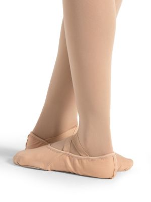 Hanami Canvas Ballet Shoe | Light Suntan