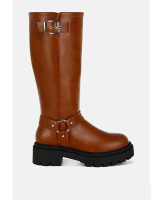 Womens Taimen Harnes Detail Long Boots