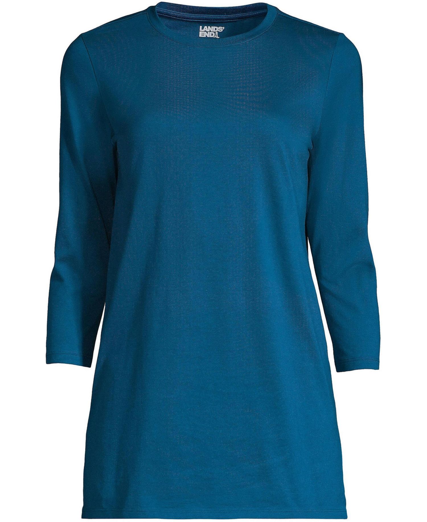 Women's 3/4 Sleeve Cotton Supima Tunic Top