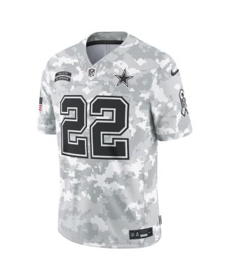 Men's Emmitt Smith Arctic Camo Dallas Cowboys 2024 Salute to Service Retired Player Limited Jersey