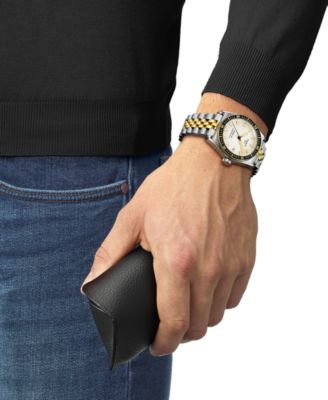 Men's Swiss Automatic PR516 Powermatic 80 Two-Tone Stainless Steel Bracelet Watch 38mm