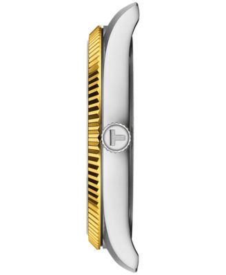 Men's Swiss Ballade Two-Tone Stainless Steel Bracelet Watch 40mm