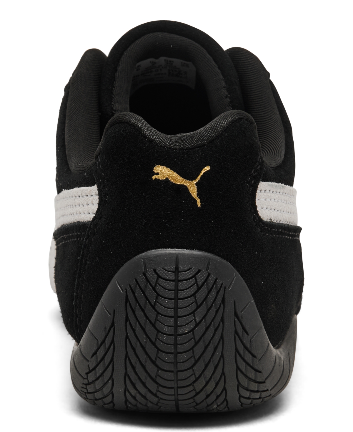 Shop Puma Big Kids' Speed Cat Og Casual Sneakers From Finish Line In Black Plaid