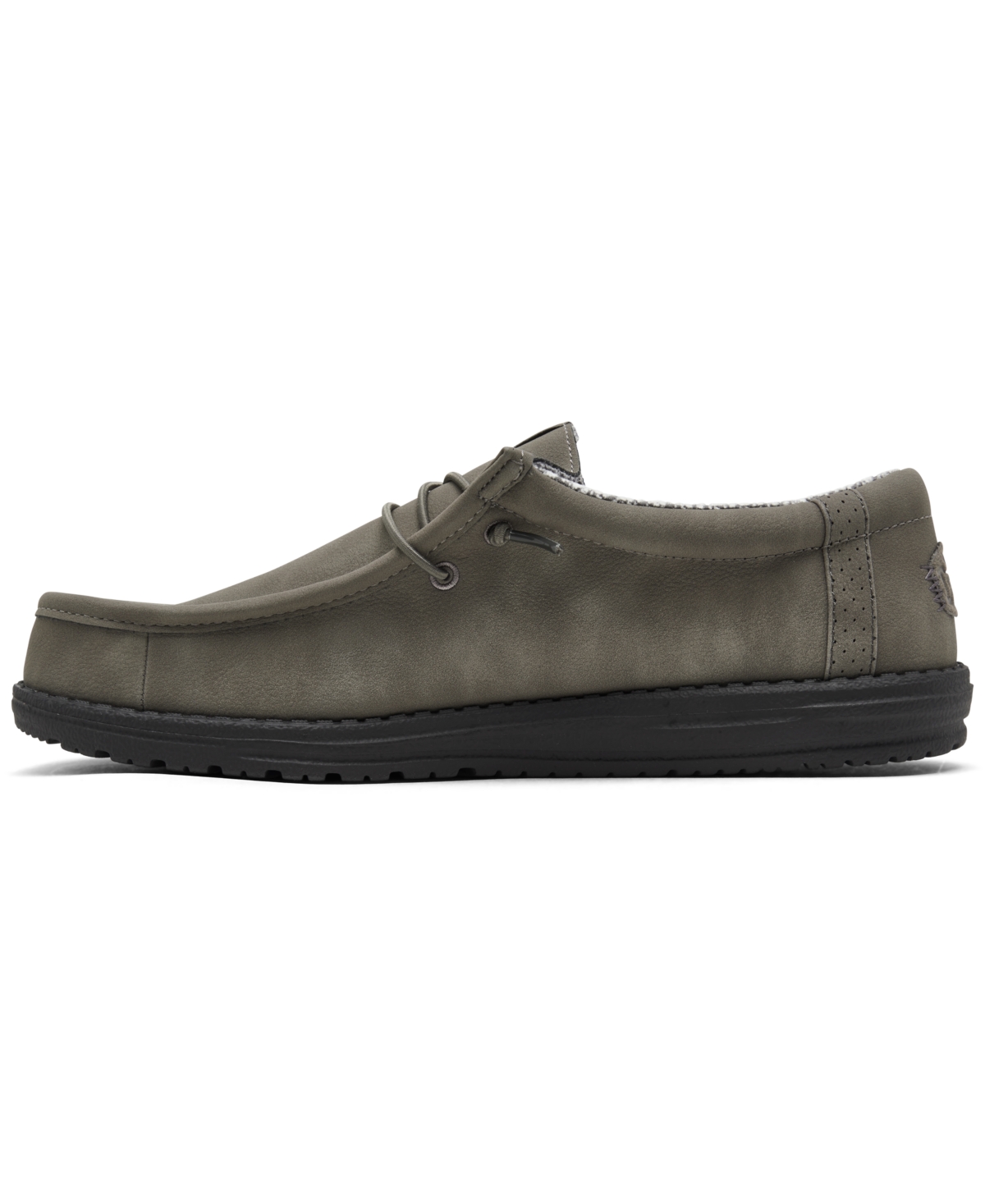 HEY DUDE MEN'S WALLY CLASSIC SLIP-ON CASUAL MOCCASIN SNEAKERS FROM FINISH LINE 