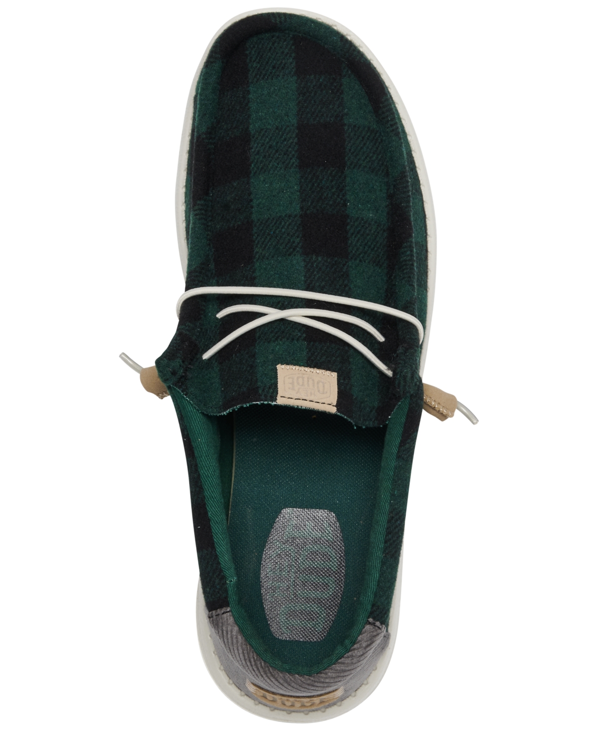 Hey Dude Men's Wendy Buffalo Plaid Casual Sneakers from Finish Line