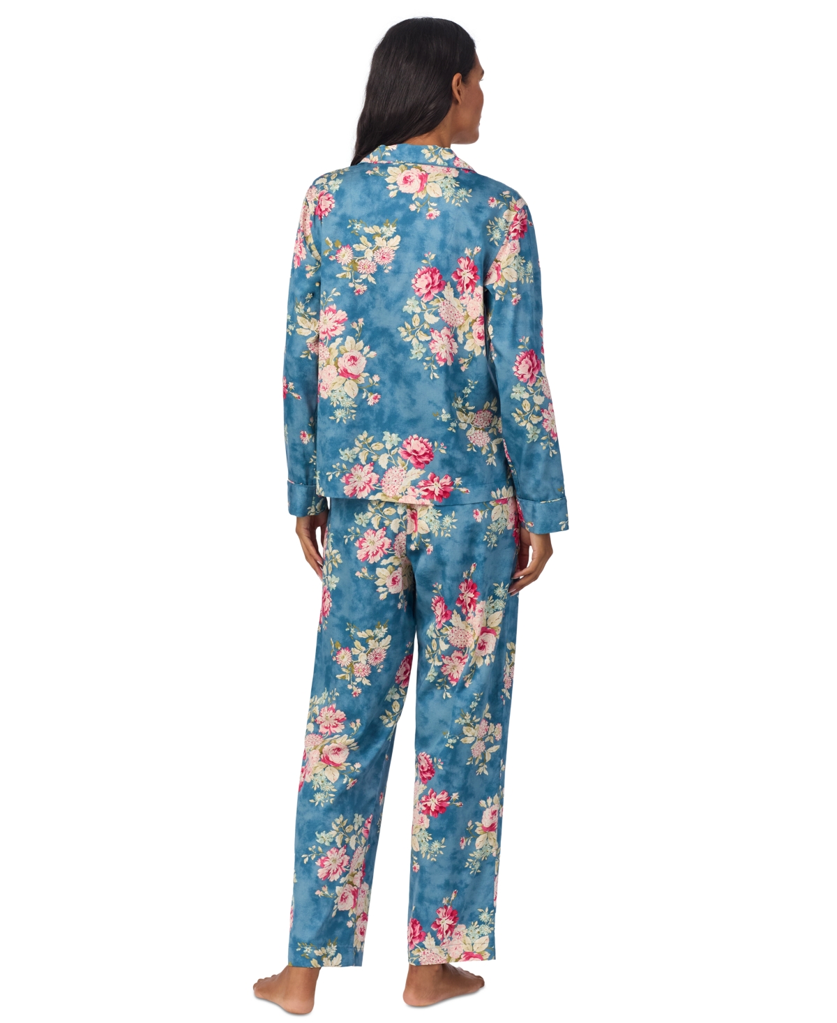 Lauren Ralph Lauren Petite Long-Sleeve Floral Pajama Set