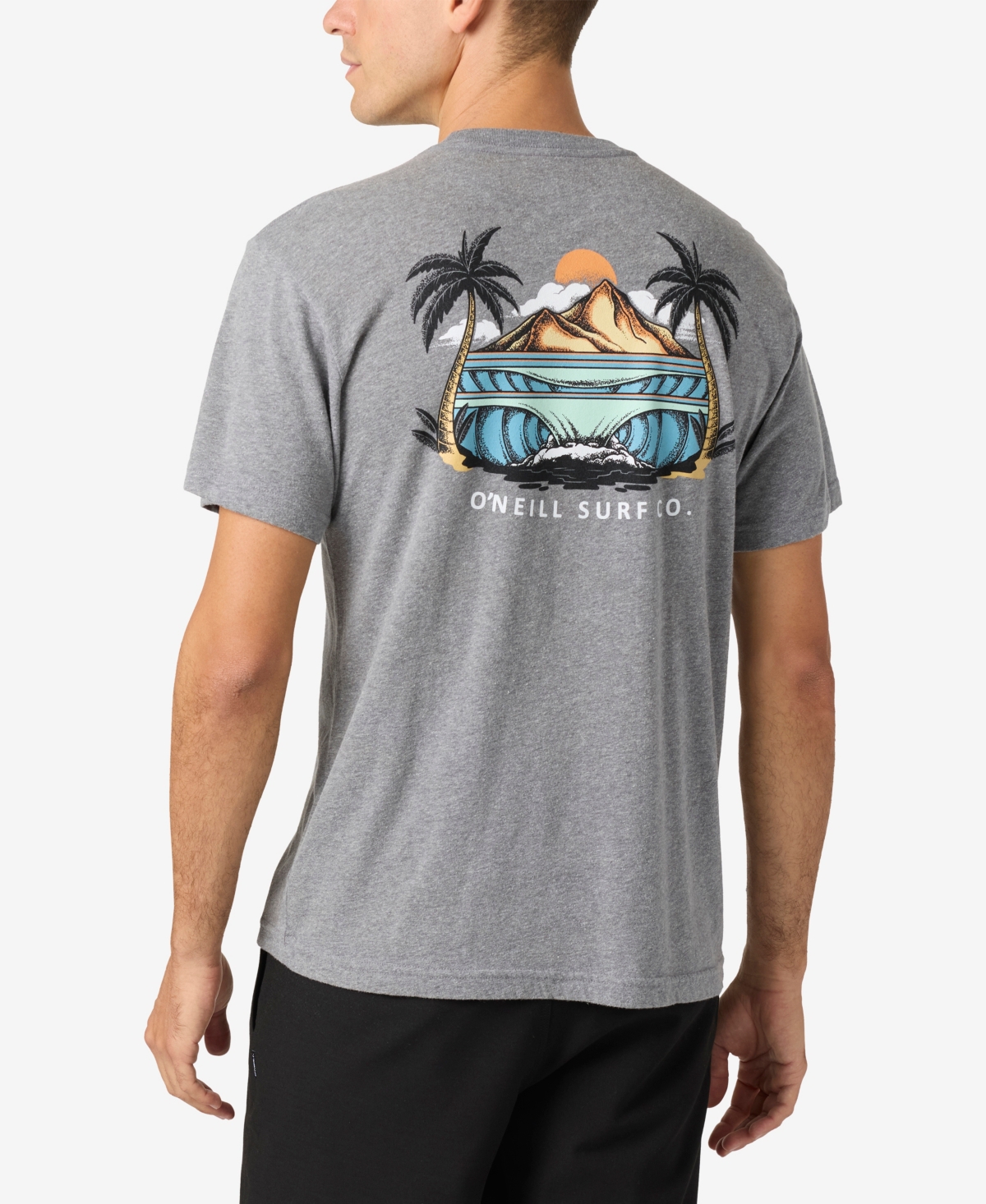 Men's Bookends Short Sleeve T-shirt - Heather Gray