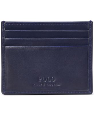 Men's Polo Bear Leather Card Case