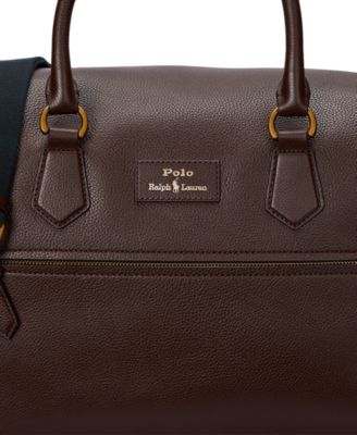 Men's Pebbled Leather Duffel