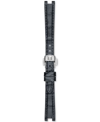 Women's Swiss Desir Black Leather Strap Watch 28mm
