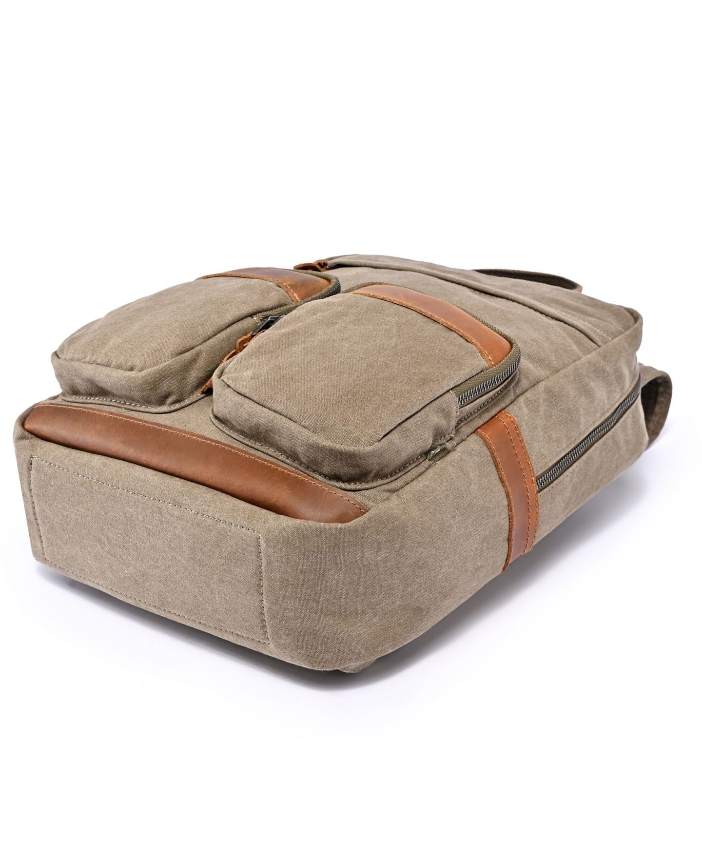 Рюкзак TSD BRAND Foothill Ranch Medium Canvas, цвет: Оливковый — фото 9
