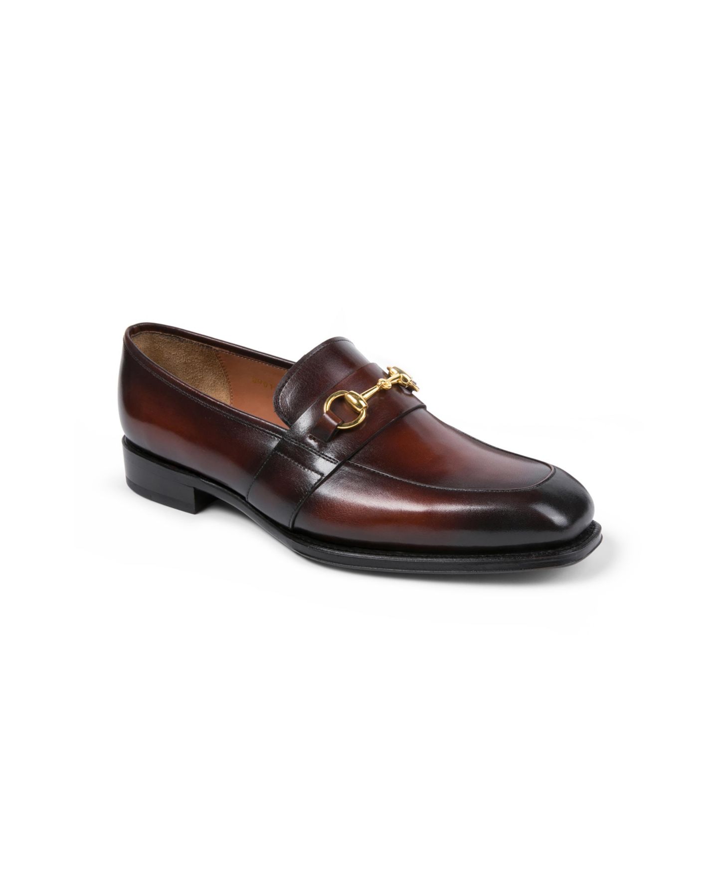 Мужские туфли Anthony Veer Verona Bit Loafer Dress Shoe, цвет: Коньячный состаренный — фото 1
