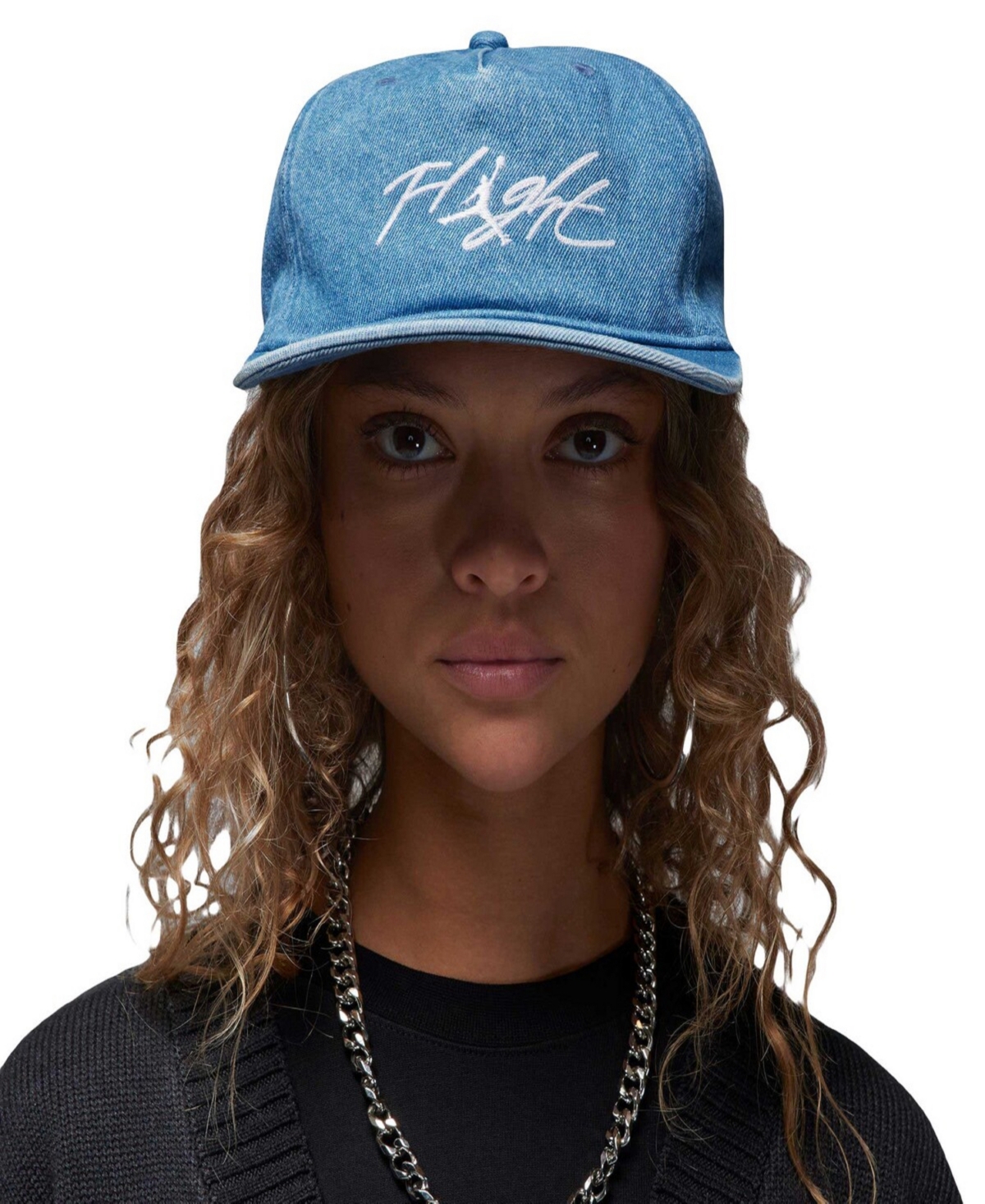 JORDAN MEN'S LIGHT BLUE FLIGHT PRO SNAPBACK HAT 
