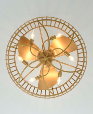 26.8" Marcelin Indoor Ceiling Fan with Light Kit and Remote