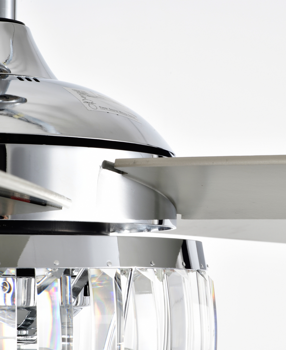 Home Accessories 52" Nadire 3-light Indoor Ceiling Fan With Light Kit And Remote In Chrome