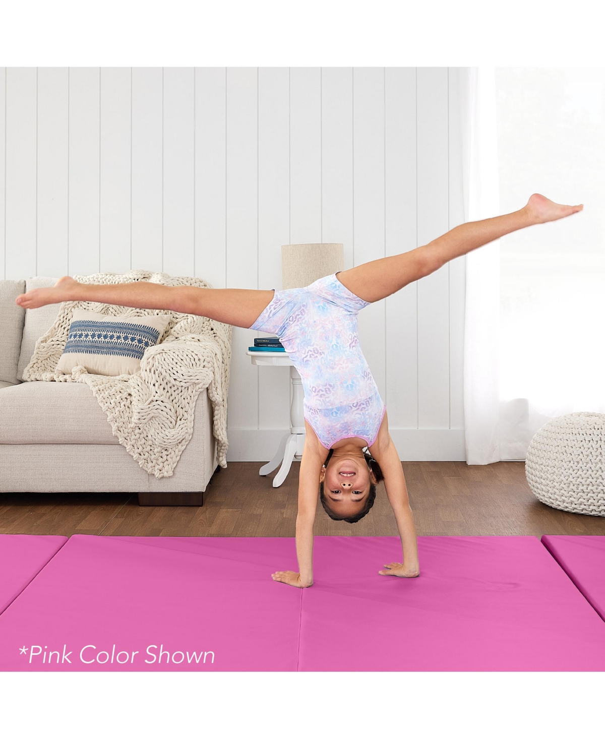 Best Choice Products 10ftx4ftx2in Folding Gymnastics Mat 4-Panel Exercise Workout Floor Mats w/ Handles